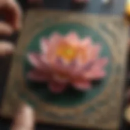 The intricate design of lotus cards showcasing their unique symbolism