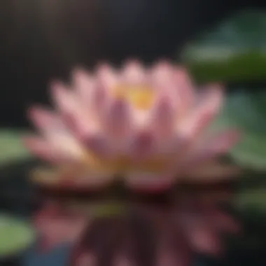 The Symbolism of the Lotus in Spirituality An elegant lotus flower symbolizing spiritual growth