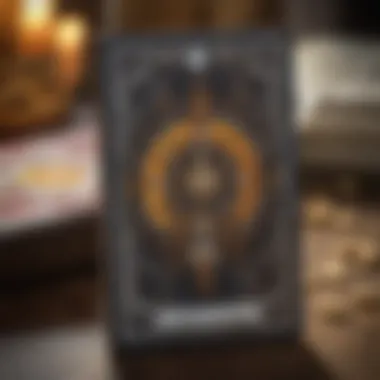 Close-Up of Tarot Cards Close-up of tarot cards with symbols representing different meanings