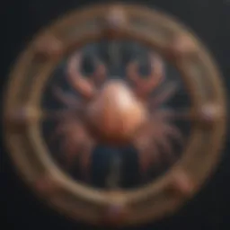 Astrological symbols representing Cancer