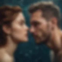 A serene underwater scene illustrating the emotional depth of Pisces.