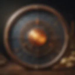 An intricate representation of a natal chart