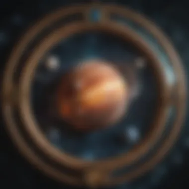 Zodiac Signs and Planetary Influences An artistic representation of zodiac signs intertwined with planets.