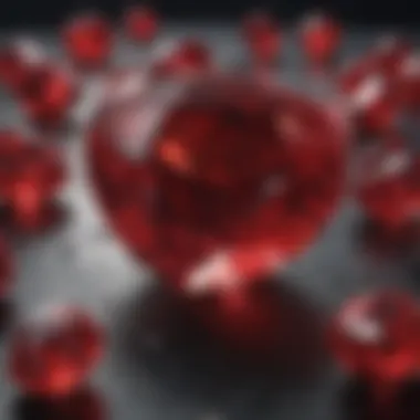 The Captivating Brilliance of Ruby Stones Brilliant ruby stone showcasing its deep red color and brilliance