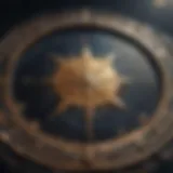 Celestial map highlighting Sagittarius rising