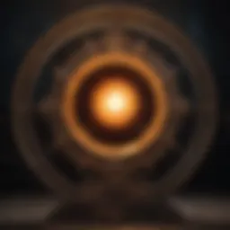 Artistic representation of the Solluna Circle in astrological context