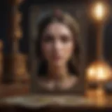 Symbolic representation of tarot cards illustrating the art of divination