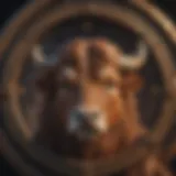 Astrological chart highlighting Taurus