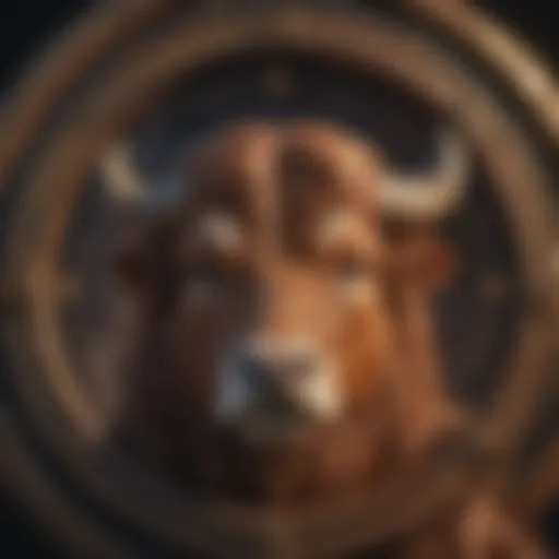 Astrological chart highlighting Taurus