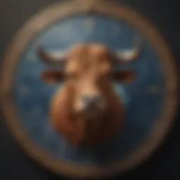 Astrological chart depicting Taurus influences