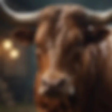 Artistic Interpretation of Taurus: Embracing the Bull Artistic depiction of the Taurus zodiac sign