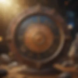 Astrological signs chart with symbols