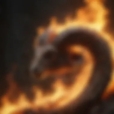 Element of Fire in Aries Fire element representing Aries characteristics
