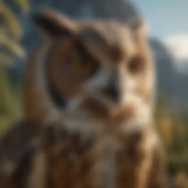 Sagittarius: The Adventurous Owl The wise owl embodying the zodiac sign Sagittarius, reflecting wisdom and adventure.