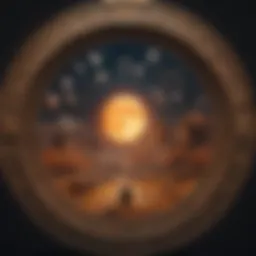 The intricate layout of the Chinese calendar with lunar cycles