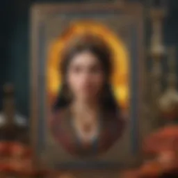 A collection of traditional Russian tarot cards showcasing intricate designs and vibrant colors.