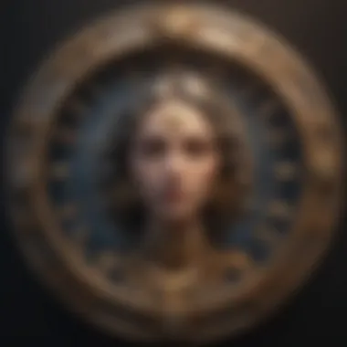 The Fusion of Astrology and Digital Innovation Astrological symbols blending with digital technology