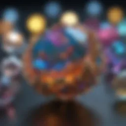 A close-up of a vibrant opal gemstone displaying its unique play of color