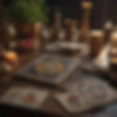 The Connection Between Tarot and Astrology Astrological symbols intertwined with tarot cards