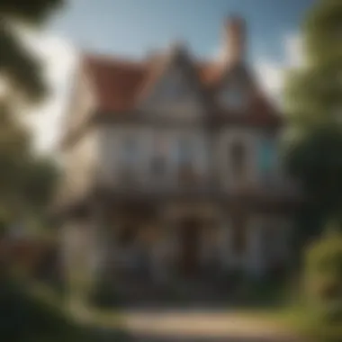 Connecting Houses to Life Aspects Illustration representing the connection between houses and life aspects