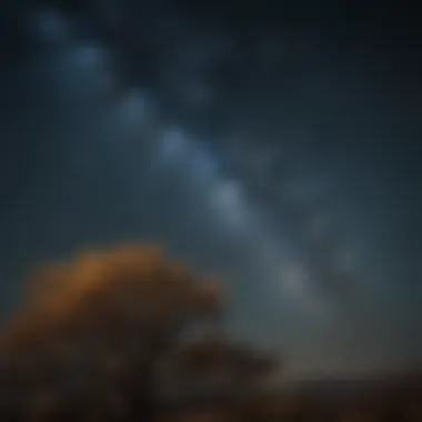 Night Sky with Constellations Night sky with constellations representing different signs