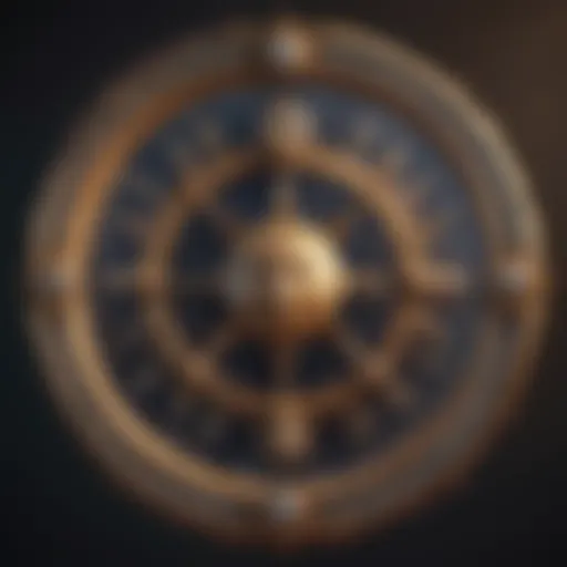 Astrological symbols representing zodiac signs