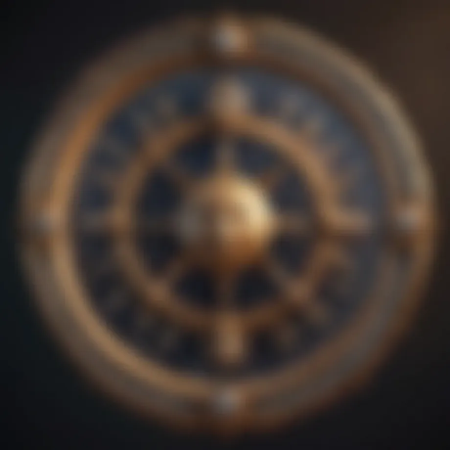 Astrological symbols representing zodiac signs