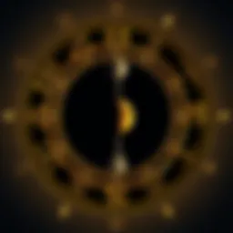 Celestial alignment representing astrological signs