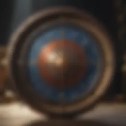 Astrological birth chart showcasing rising sign