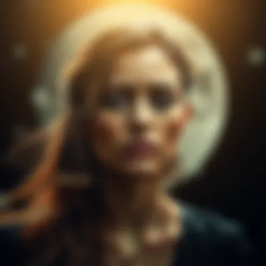 Artistic depiction of Libra moon sign emotional depth