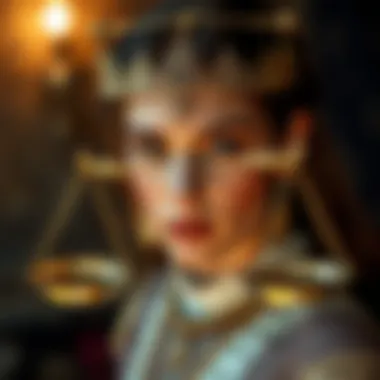 Visual representation of Libra sun sign characteristics
