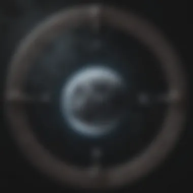 Celestial Representation of Moon and Rising Signs Celestial representation of moon and rising signs