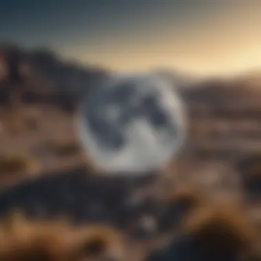 Emotional Landscape Influenced by Moon Sign Illustration of emotional landscape influenced by moon sign