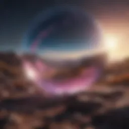 A vibrant cosmic landscape symbolizing psychic abilities