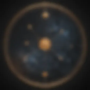 Sagittarius Constellation Overview Celestial depiction of Sagittarius constellation highlighting its connection to rising signs.