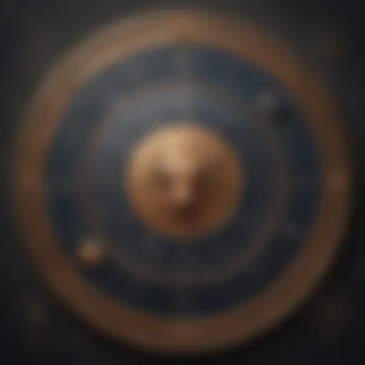 Astrological chart with Taurus sign highlighted