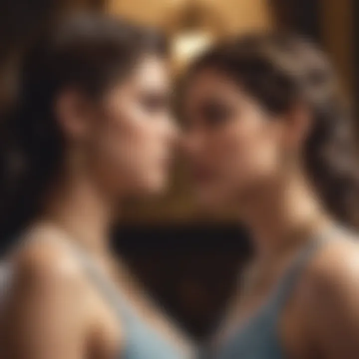 Illustration of Gemini and Libra engaging in a lively conversation