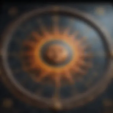 Zodiac Chart Analysis A detailed zodiac chart showcasing the sun, moon, and rising signs.