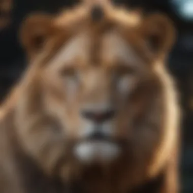 Illustrated Traits and Qualities Lion sign traits illustrated through vibrant graphics