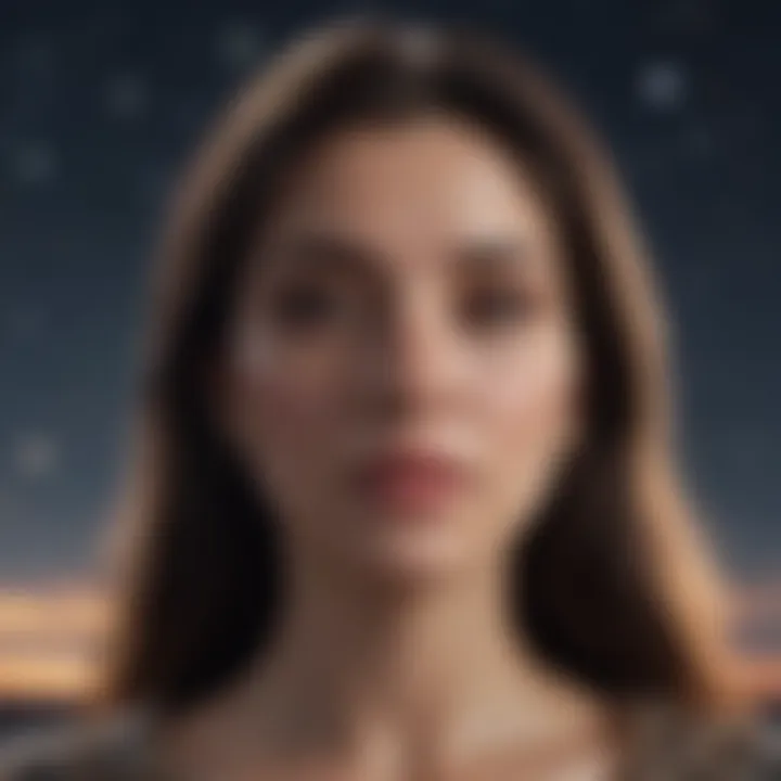 A starry night sky symbolizing spiritual connection