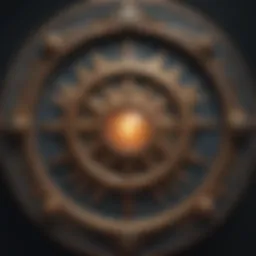 Celestial symbols representing numerology