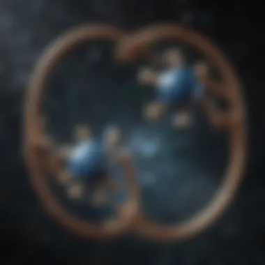 Gemini Constellation Symbolic representation of Gemini constellation with stars