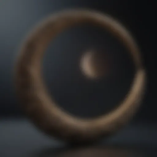 The crescent moon signifying the beginning of Ramzan