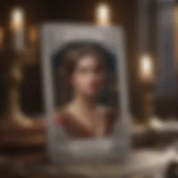 A beautifully arranged tarot card spread representing the week ahead.