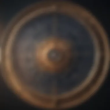 Zodiac wheel and birth chart analysis