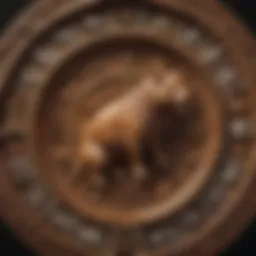 Intricate representation of the Chinese Zodiac wheel showcasing all animal signs