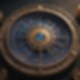 Detailed natal chart analysis with astrological symbols