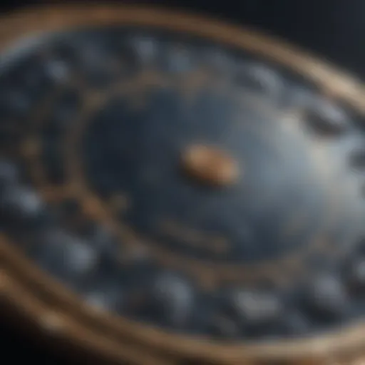 Celestial map displaying zodiac constellations