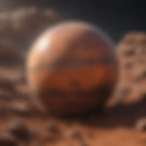 Astrological chart illustrating Mars placement