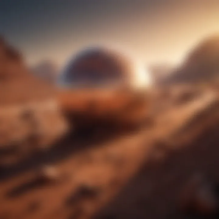 Illustration of personal growth influenced by Mars